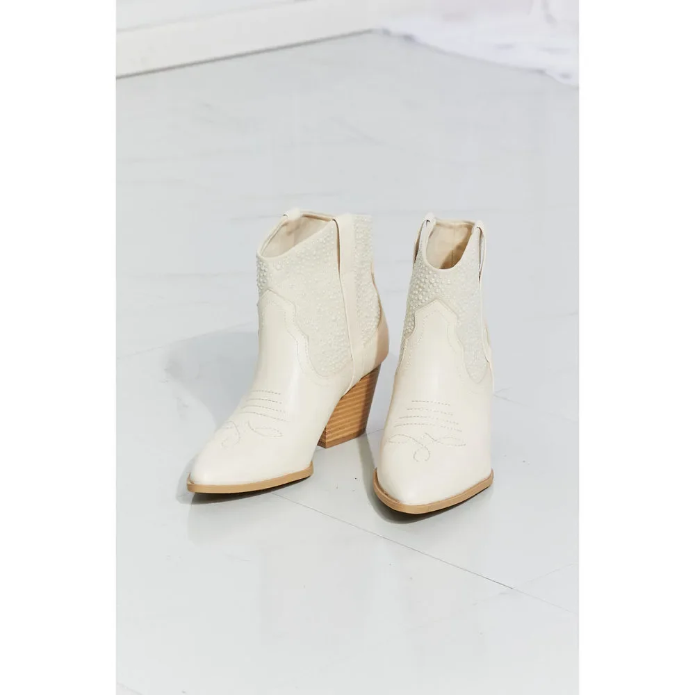 Texas Glam Pearl Cowboy Booties - Picture 4 of 6